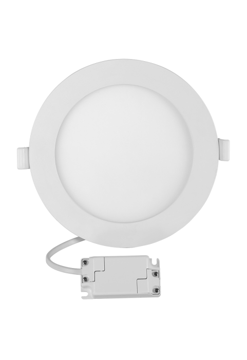 LED панел за вграждане, кръг, 18W, 2700K, 220-240V AC, топла светлина