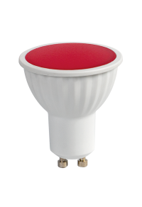 LED лампа луничка 5W, GU10, 220-240V AC, червена светлина