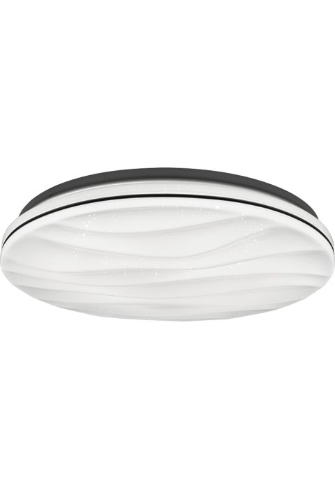 24W Декоративна LED плафониера 4000K, 220-240V AC, неутрална светлина, кръг