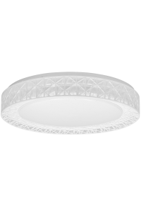 LED плафониера с декоративен ринг 48W, 4200K, 220-240V AC, неутрална светлина, кръг