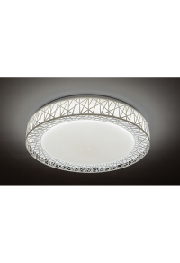 LED плафониера с декоративен ринг 48W, 4200K, 220-240V AC, неутрална светлина, кръг