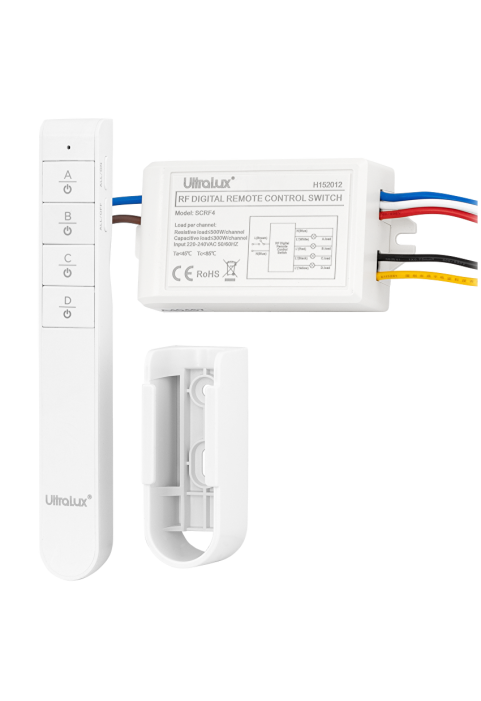 Четириканален ключ с RF дистанционно управление 220V AC