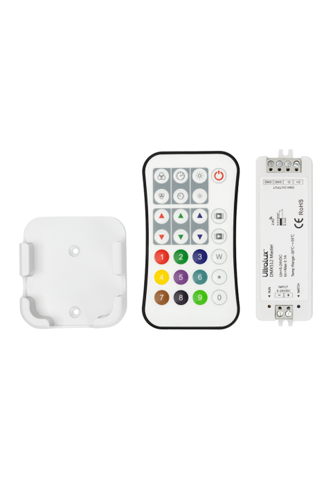 DMX512 RF контролер за RGB/RGBW LED осветление IP20