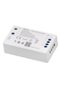 Smart 2.4G RF WIFI контролер за RGB LED лента 15А, 180W (12VDC), 12-24VDC