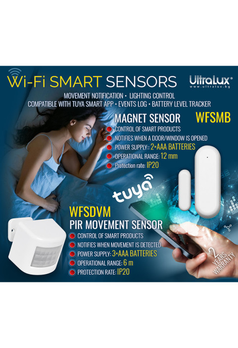 Wi-Fi SMART сензор за врати и прозорци