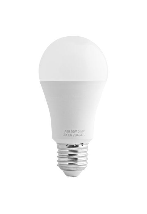 LED лампа крушка димираща, 10W, E27, 4200K, 220-240V AC, неутрална светлина