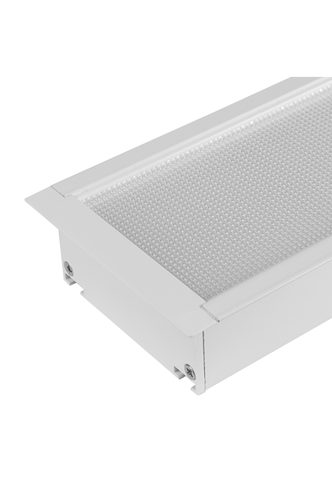 LED линейно осветително тяло за вграждане, бяло, 1,2м, 40W, 4200K, 220-240VAC, IP20