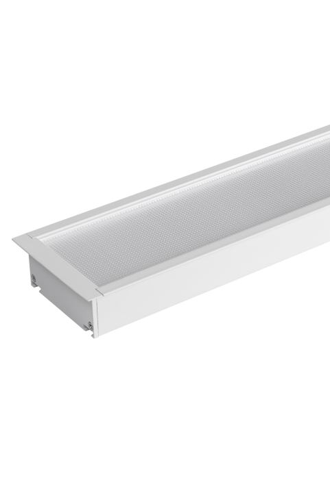 LED линейно осветително тяло за вграждане, бяло, 1,2м, 40W, 4200K, 220-240VAC, IP20