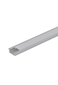 Алуминиев профил за LED лента, за вграждане, плитък, 3м