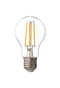 LED filament лампа крушка, димираща, 8W, E27, 2700K, 220-240V AC, топла светлина