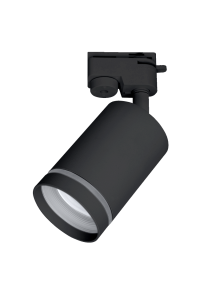 Тяло за релсов монтаж, двупроводно, GU10, 220-240V AC, IP20, черно