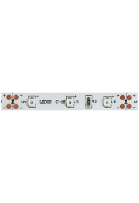 LED лента, 4.8W/m, червена, 12V DC, SMD2835, 60 LEDs/m, IP65