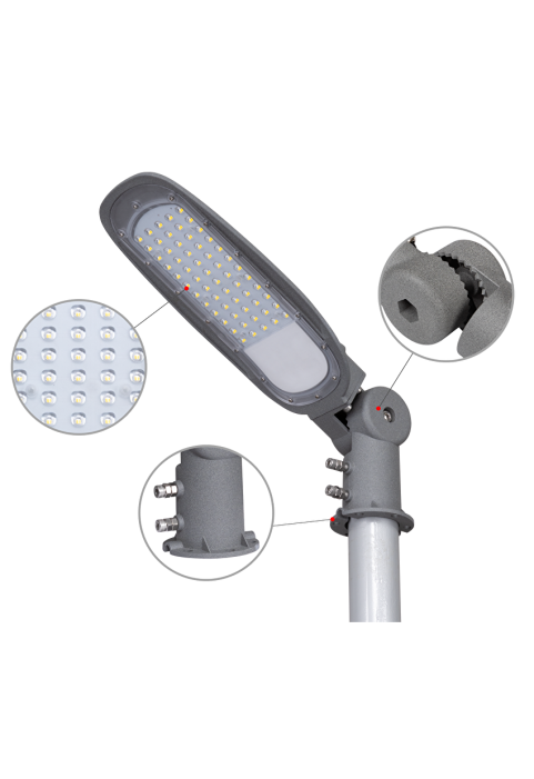 LED тяло за улично осветление 100W, 4000K, 220V-240V AC, IP66