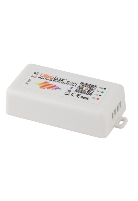 Bluetooth aудио контролер за дигитално RGB LED осветление 5-24V DC, 960 pixels