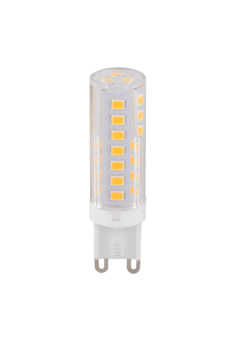 LED лампа 5W, G9, 3000K, 220V-240V AC, топла светлина, SMD2835, 1 бр. / блистер
