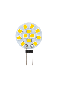 LED лампа 1.5W, G4, 4000K, 12V DC, неутрална светлина, SMD2835, 1 бр. / блистер