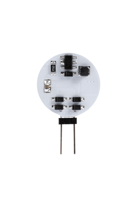 LED лампа 1.5W, G4, 3000K, 12V DC, топла светлина, SMD2835, 1 бр. / блистер