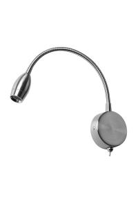LED гъвкава лампа за стена сатиниран никел 3W, 4200K