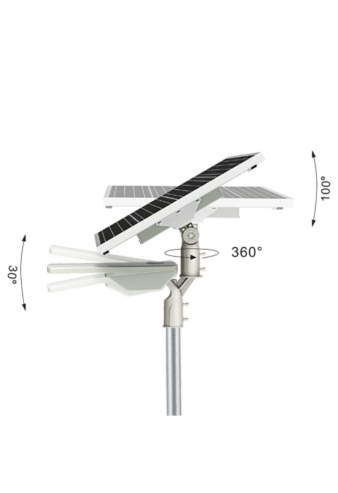 LED Соларна улична лампа 30W, 4000K, IP66