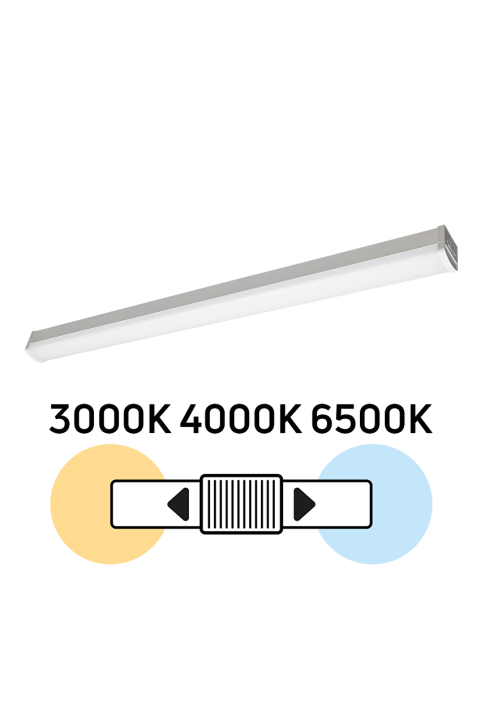 LED линейно осветително тяло CCT, 1.50м, 44W, 220V-240V AC, IP20