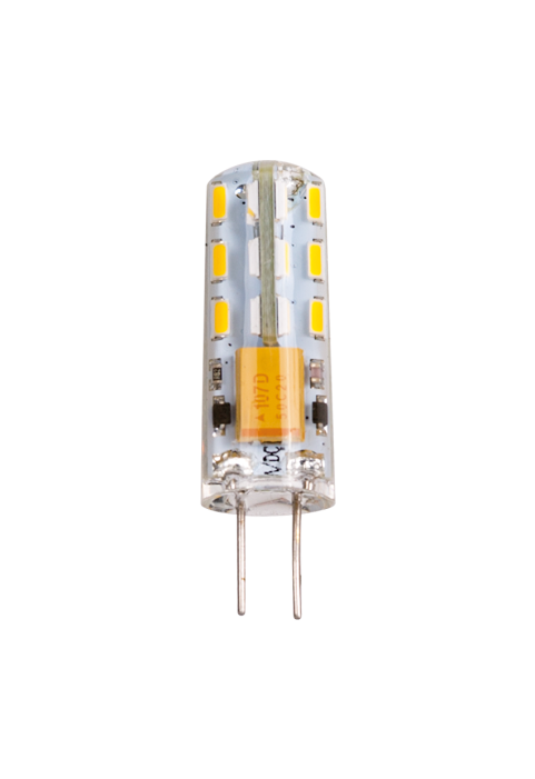 LED лампа 1W, G4, 4000K, 12V DC, неутрална светлина, SMD3014, 1 бр./блистер