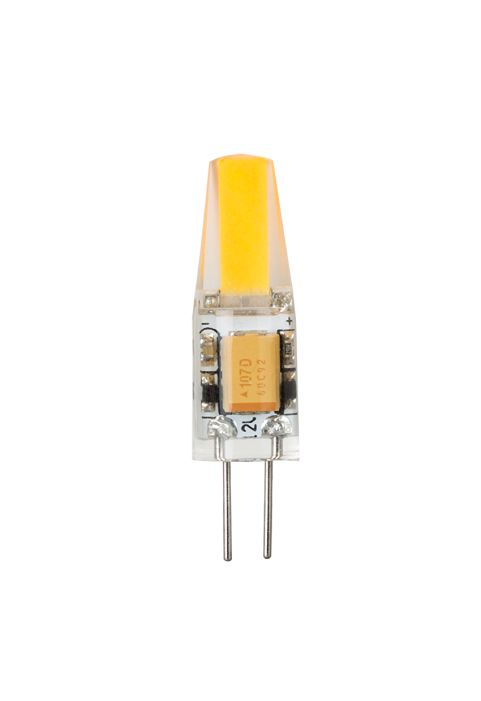 LED лампа 1.5W, G4, 4000K, 12 V DC, неутрална светлина, COB, 1 бр. / блистер