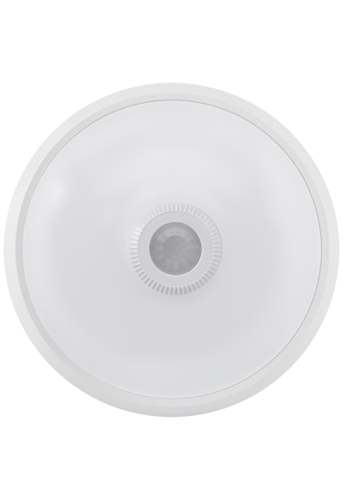 15W LED плафониера с PIR сензор за движение, кръг, бяла, 4000K, 220-240V AC, неутрална светлина, IP20