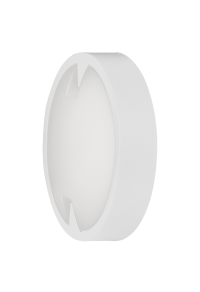 12W LED водоустойчива плафониера кръг, бяла, 4000K, 220-240V AC, неутрална светлина, IP65