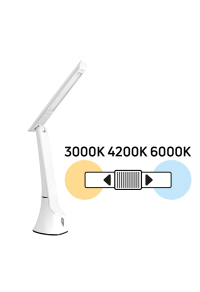 LED димираща настолна лампа 7W, 3000K/4200K/6000K, 220-240V AC