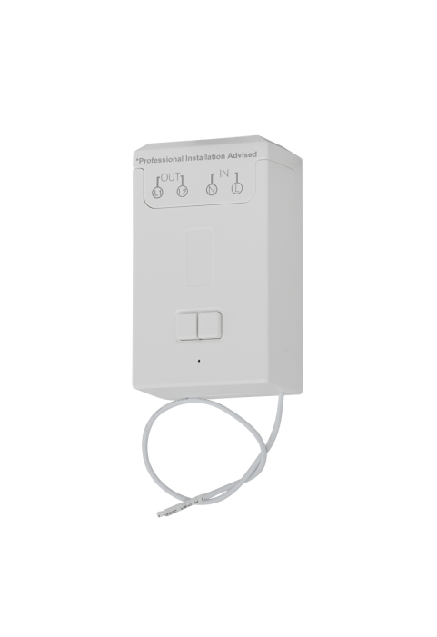 RF кинетичен двуканален контролер, 220-240V AC, IP20