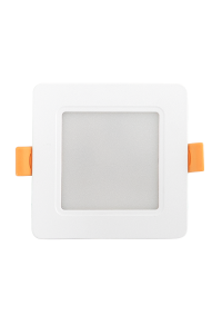 LED панел за вграждане, квадрат, 5W, 4000K, 220-240V AC, неутрална светлина