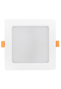 LED панел за вграждане, квадрат, 12W, 4000K, 220-240V AC, неутрална светлина