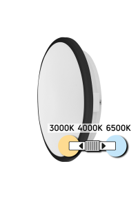 LED влагозащитена плафониера, 18W, 3000K/4000K/6500K, 220V-240V AC, IP54