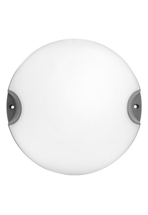 LED плафониера кръг, сива, 11W, 4000K, 220-240V AC, неутрална светлина, IP54