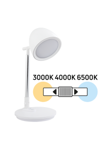 LED димираща настолна лампа 8W, 3000K/4000K/6500K, 220-240V AC