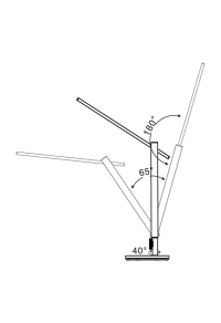 LED димираща настолна лампа 12W, 3000K/4000K/6000K, 220-240V AC
