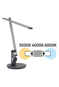 LED димираща настолна лампа 12W, 3000K/4000K/6000K, 220-240V AC