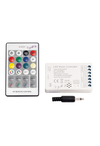 RF Аудио контролер за RGB/RGBW LED осветление 16А, 5-24V DC
