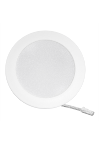Мебелна LED луна за вграждане, кръг, 4W, 3000K/4000K/6500K, 12V DC, IP44, бяла