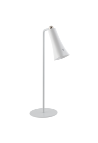 LED димираща презареждаема магнитна настолна лампа 3W, 4000K, IP20, бяла