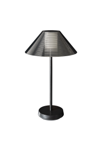 LED димираща презареждаема настолна лампа 1.5W, 3000K, IP44, черна