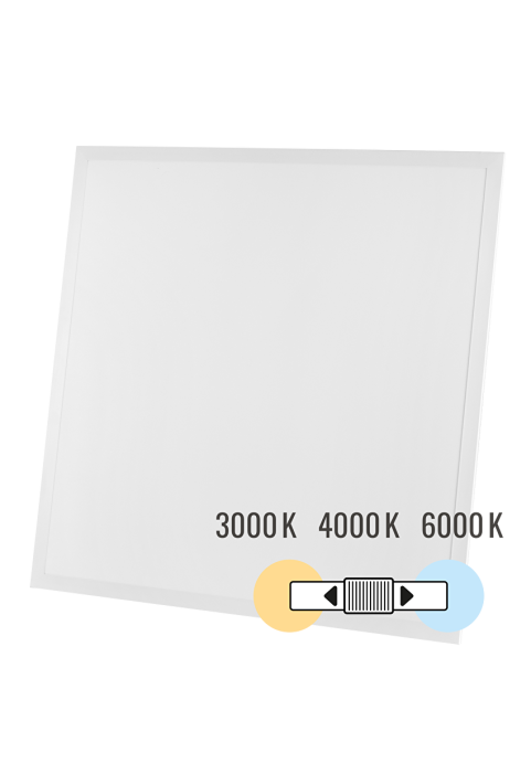 LED панел 600x600 mm, 40W, 3000K/4000K/6000K, 135 lm/W, 220V-240V AC, IP44
