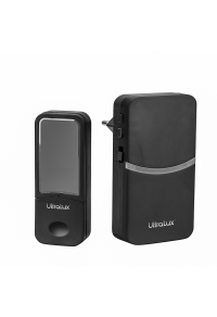 RF безжичен кинетичен звънец, IP44, черен