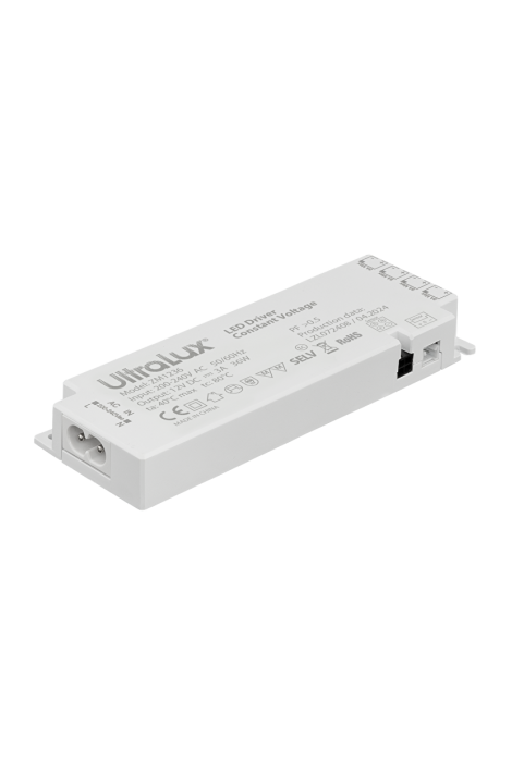 Захранване, стабилизирано, за мебелно светодиодно осветление 12V DC, 36W, 4 порта, 3А, IP20