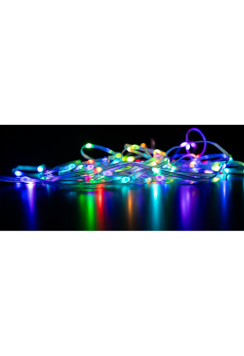 LED USB амбиентно осветление 1W/m, RGB, 5V DC, SMD3939, 10m, 10 LEDs/m, IP65