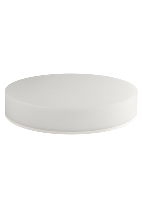 LED плафониера 18W/24W/30W, CCT 3000K/4000K/5000K, 220V-240V AC, IK08, бяла, кръг, IP54