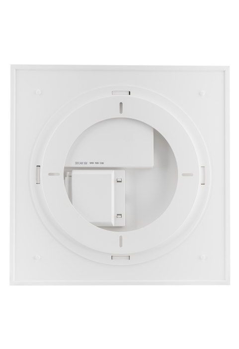 LED плафониера 18W/24W/30W, CCT 3000K/4000K/5000K, 220V-240V AC, IK08, бяла, кръг, IP54