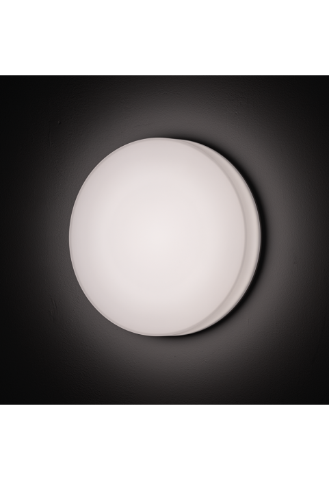 LED плафониера 18W/24W/30W, CCT 3000K/4000K/5000K, 220V-240V AC, IK08, бяла, кръг, IP54