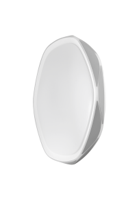72W LED димираща CCT плафониера с дистанционно управление, сива, max.  3000K-6500К, 220-240V AC, кръг, IP20