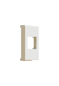 ^ MODYS MOUNTING FRAME BLANK FOR KEYSTONE IVORY 1 M. IP20